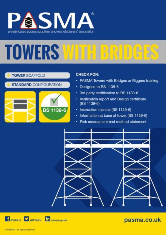 Ridgeway Scaffold Hire Towers with Bridges