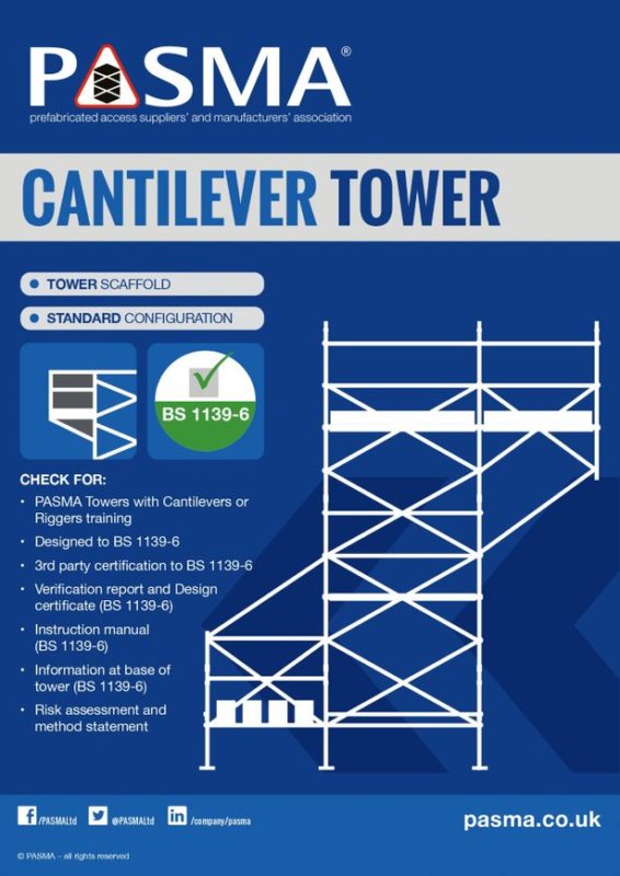 Ridgeway Scaffold Hire Cantilever Tower